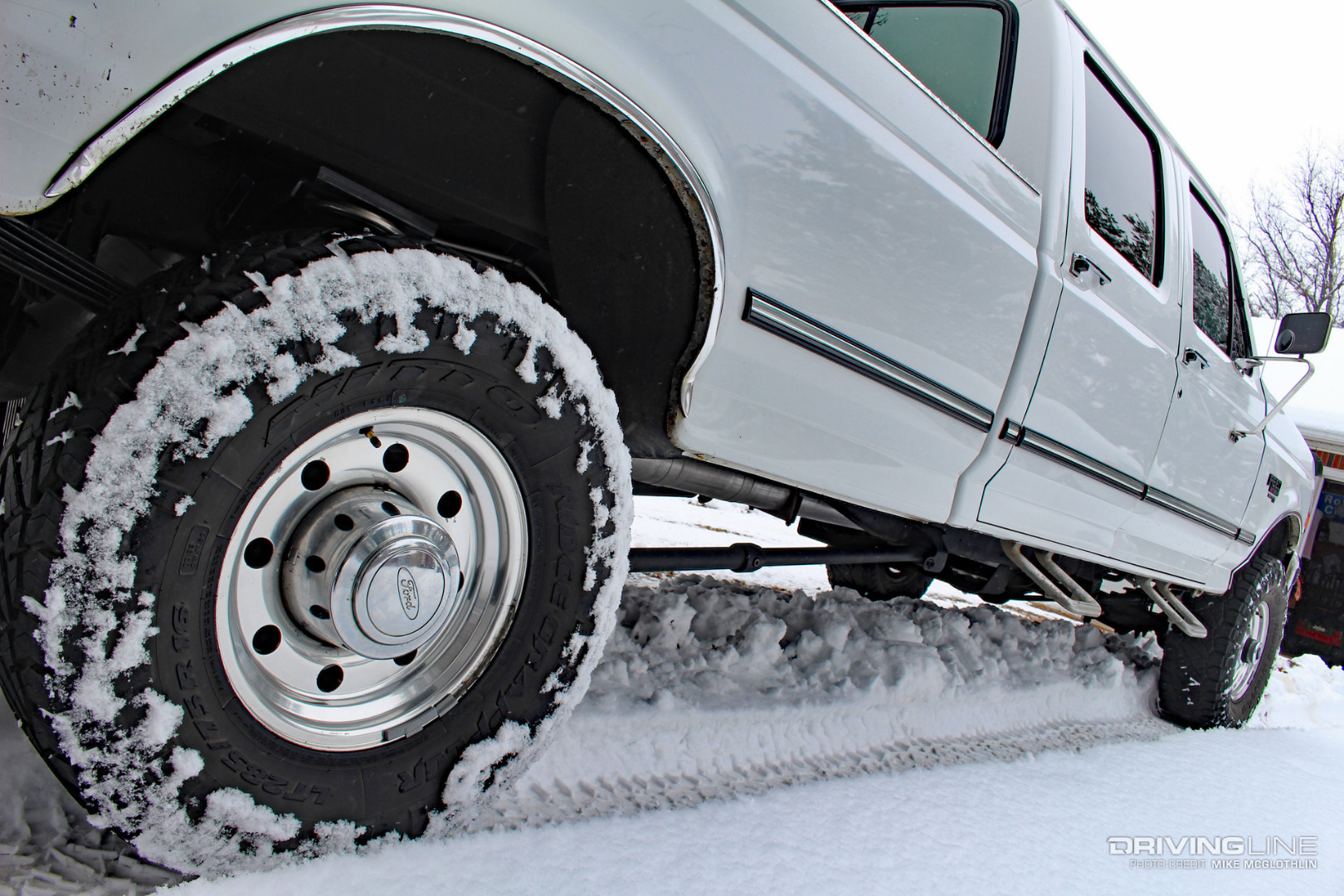 Nitto Ridge Grappler Ford F-350 Snow Testing