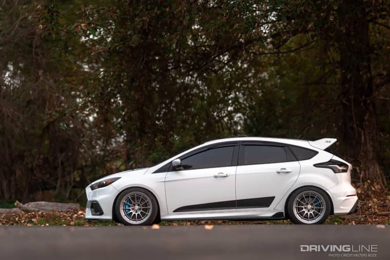 Ford Focus RS on Nitto NT05 Side View