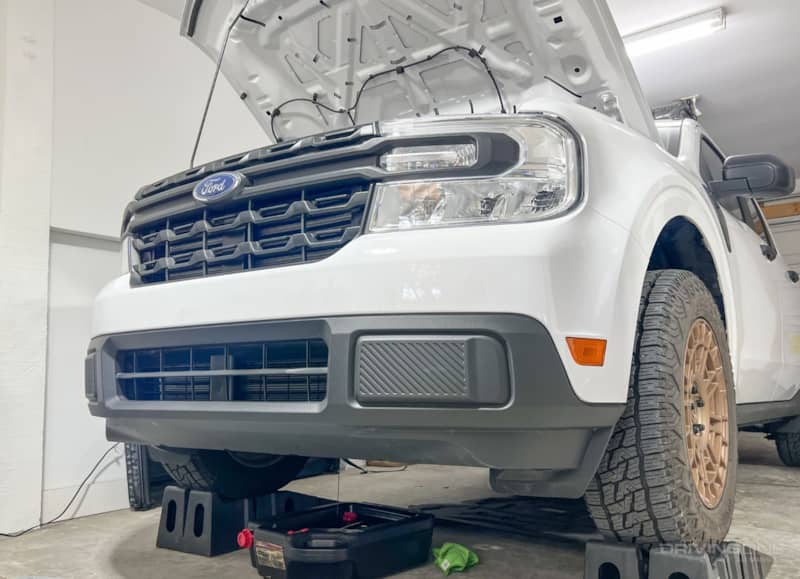 Changing the oil in a 2022 Ford Maverick XL Hybrid