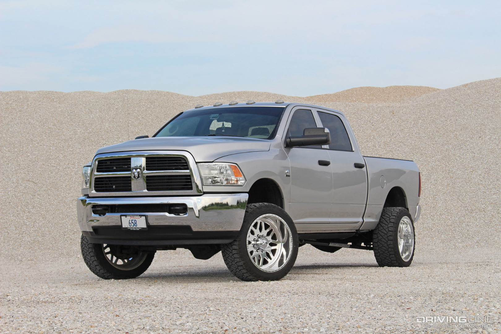 2012 Ram 2500 HD Quad Cab Cummins on Nitto Ridge Grappler tires