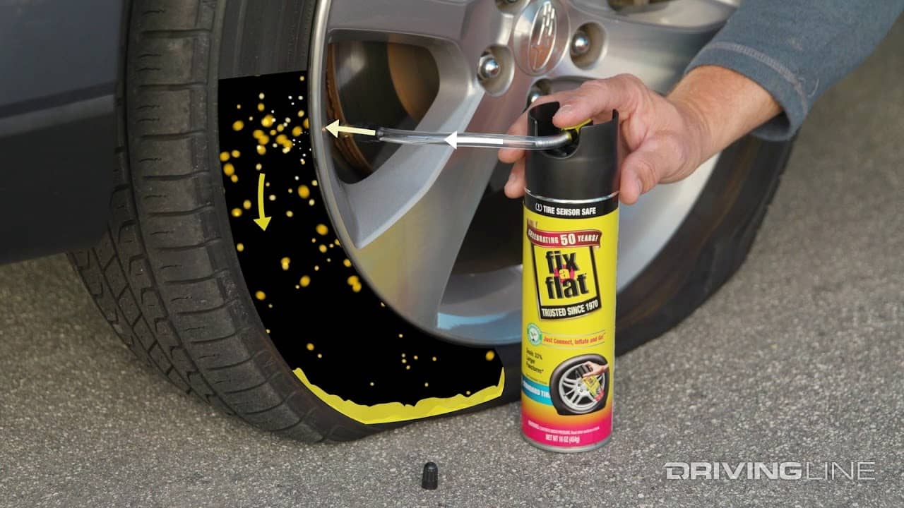 Can I Ditch My Spare Tire and Just Carry a Can of Aerosol Tire Repair