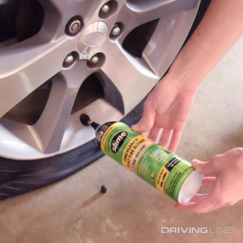 Can of tire Slime courtesy of Slime
