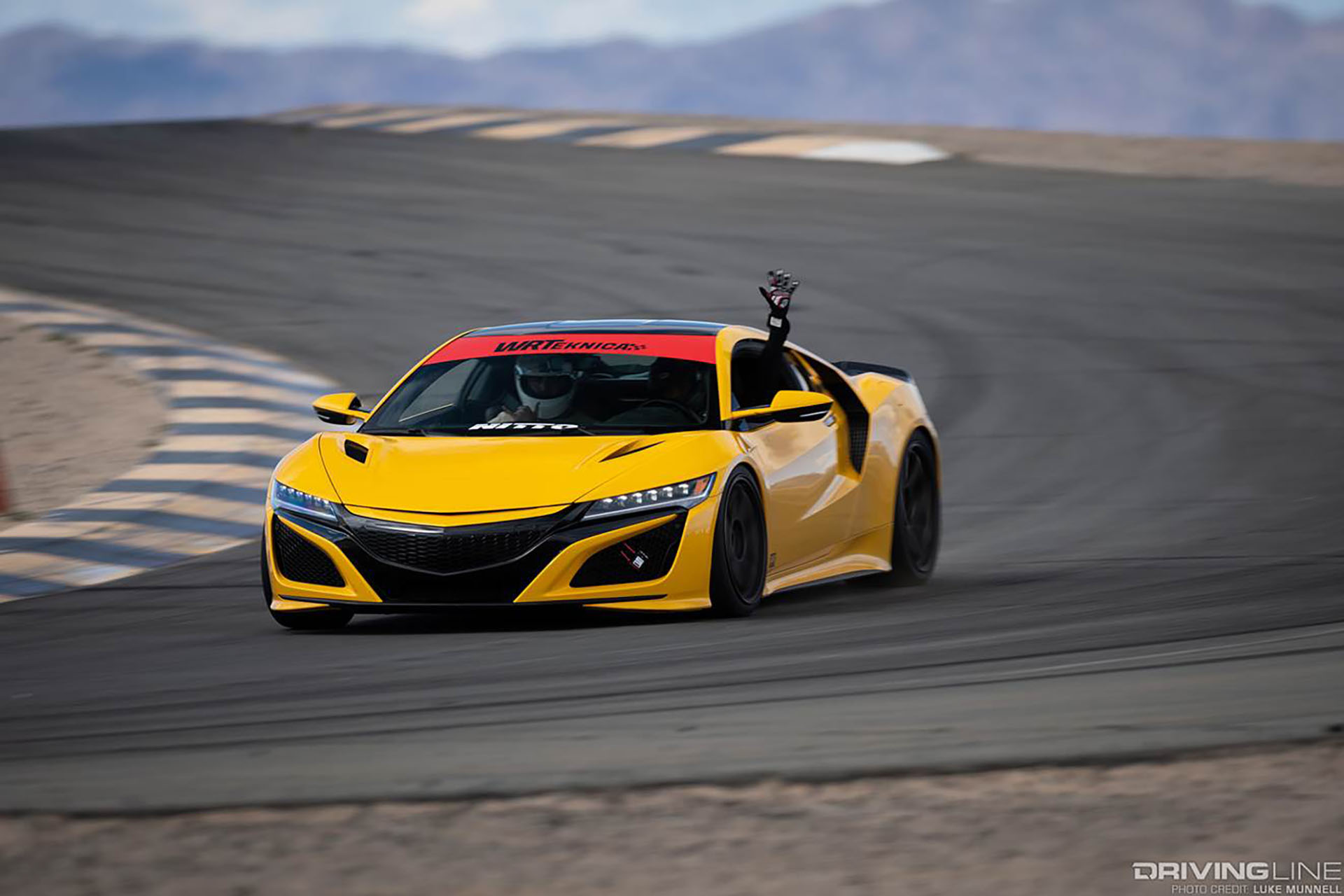 Acura NSX Yellow on Nitto NT01