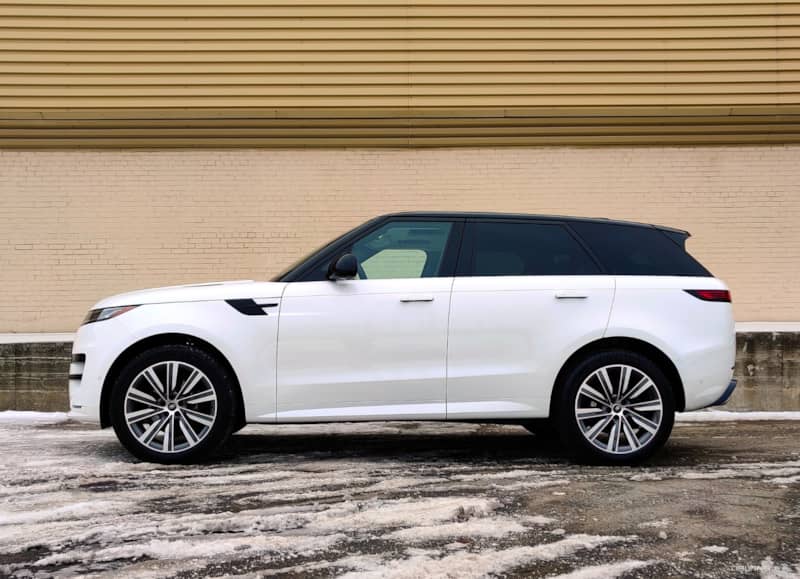2023 Land Rover Range Rover Sport side profile no snow