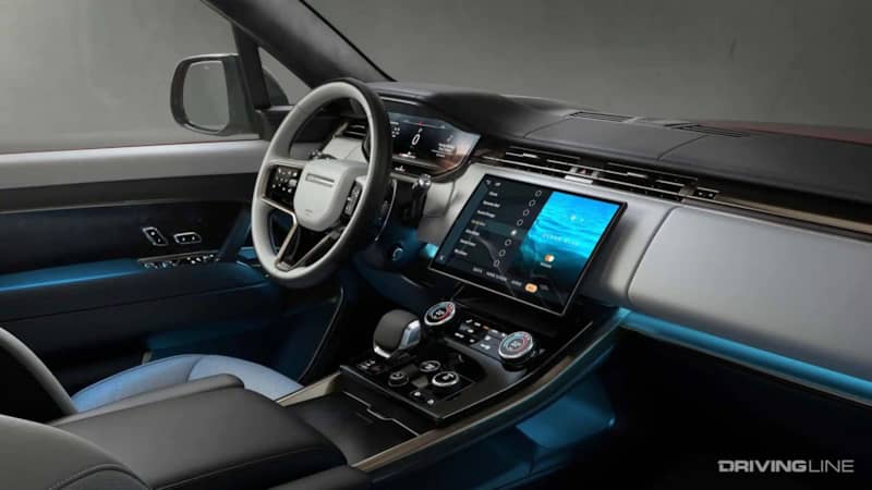 2023 Land Rover Range Rover Sport dashboard