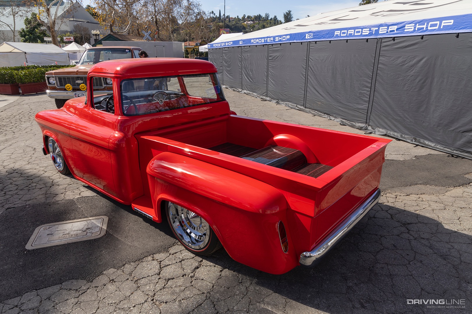 REDefined custom 1956 Chevy Pickup truck driver side bed