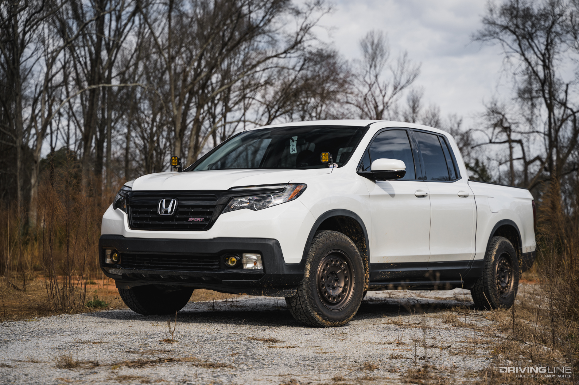 Honda Ridgeline with off-road modifcations