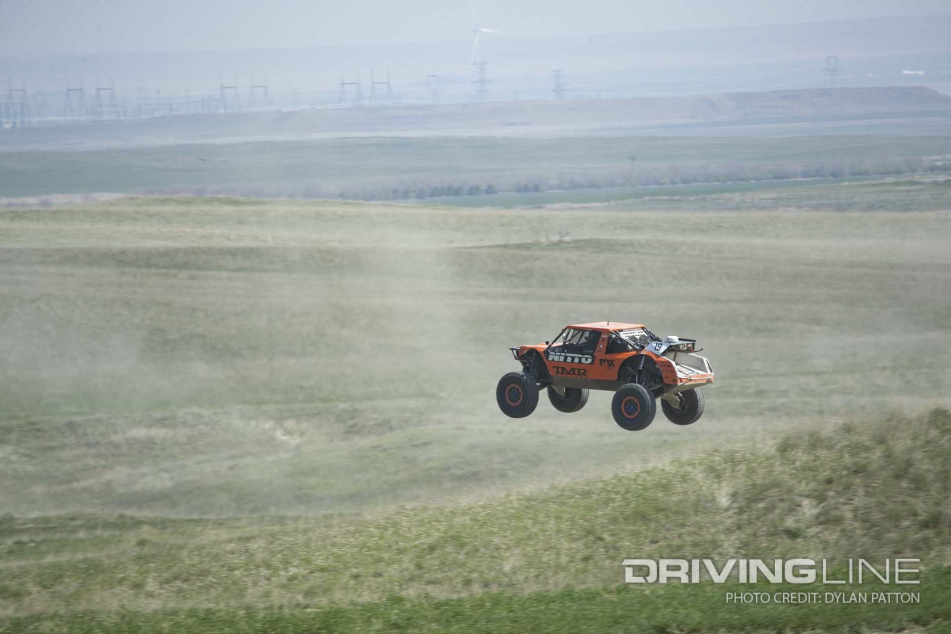Paul Horschel Jumping Off-Road Racing in 2023 Ultra4 Big Sky 200