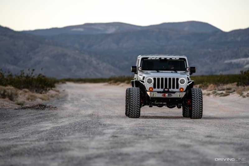 MambaFlex Jeep in Desert