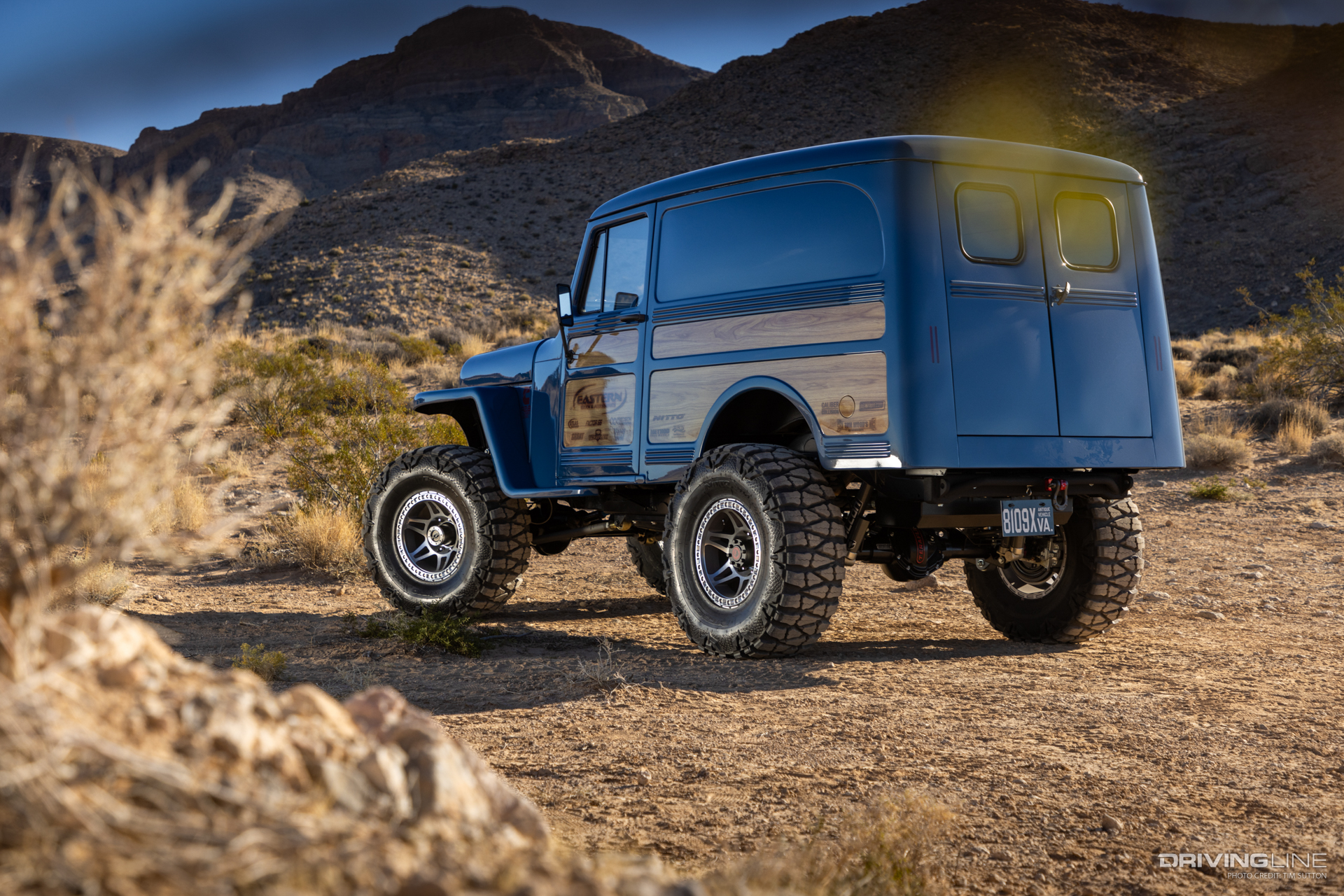 1957 Willys Panel Rear View