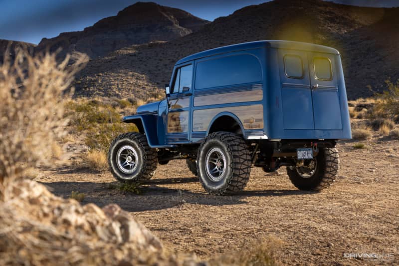 1957 Willys Panel Rear View
