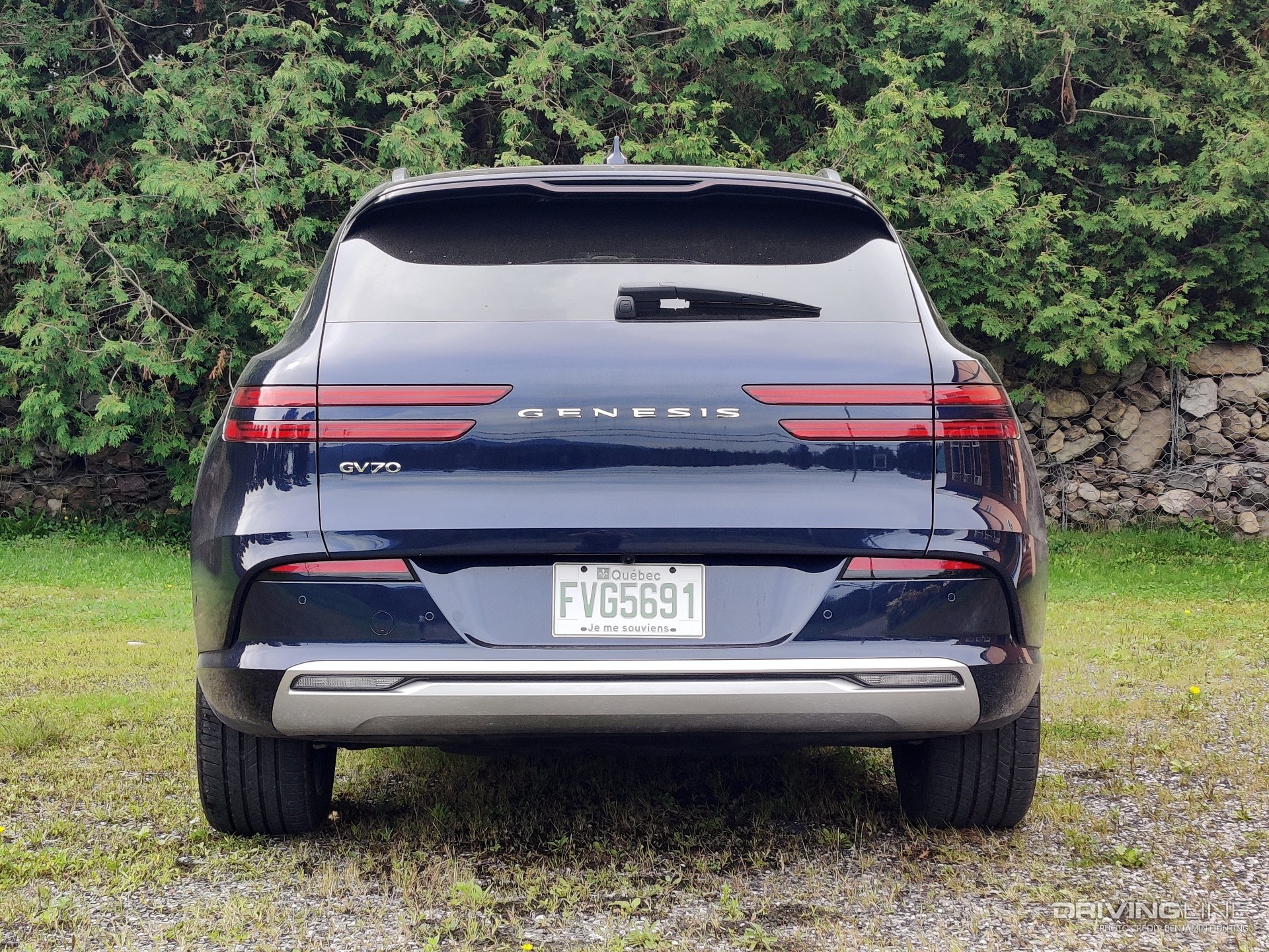 2023 Genesis Electrified GV70 rear view