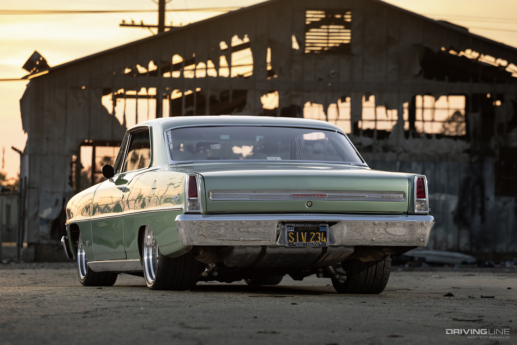 Rear of Tony Causor's 1966 Chevrolet Chevy II Nova