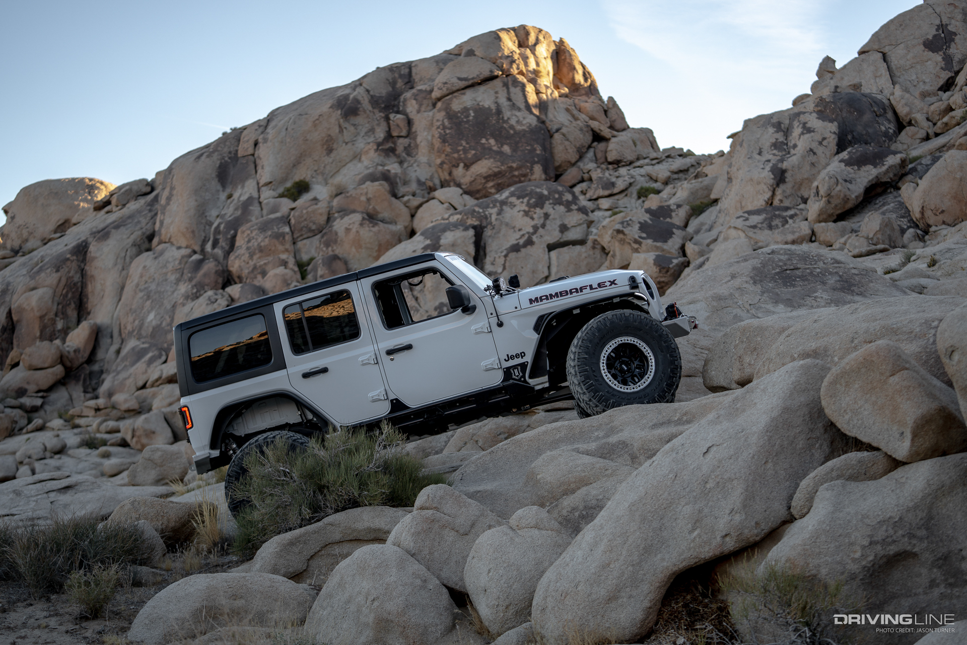 Jeep Wrangler MambaFlex on Trail