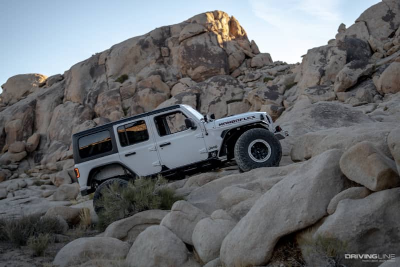 Jeep Wrangler MambaFlex on Trail