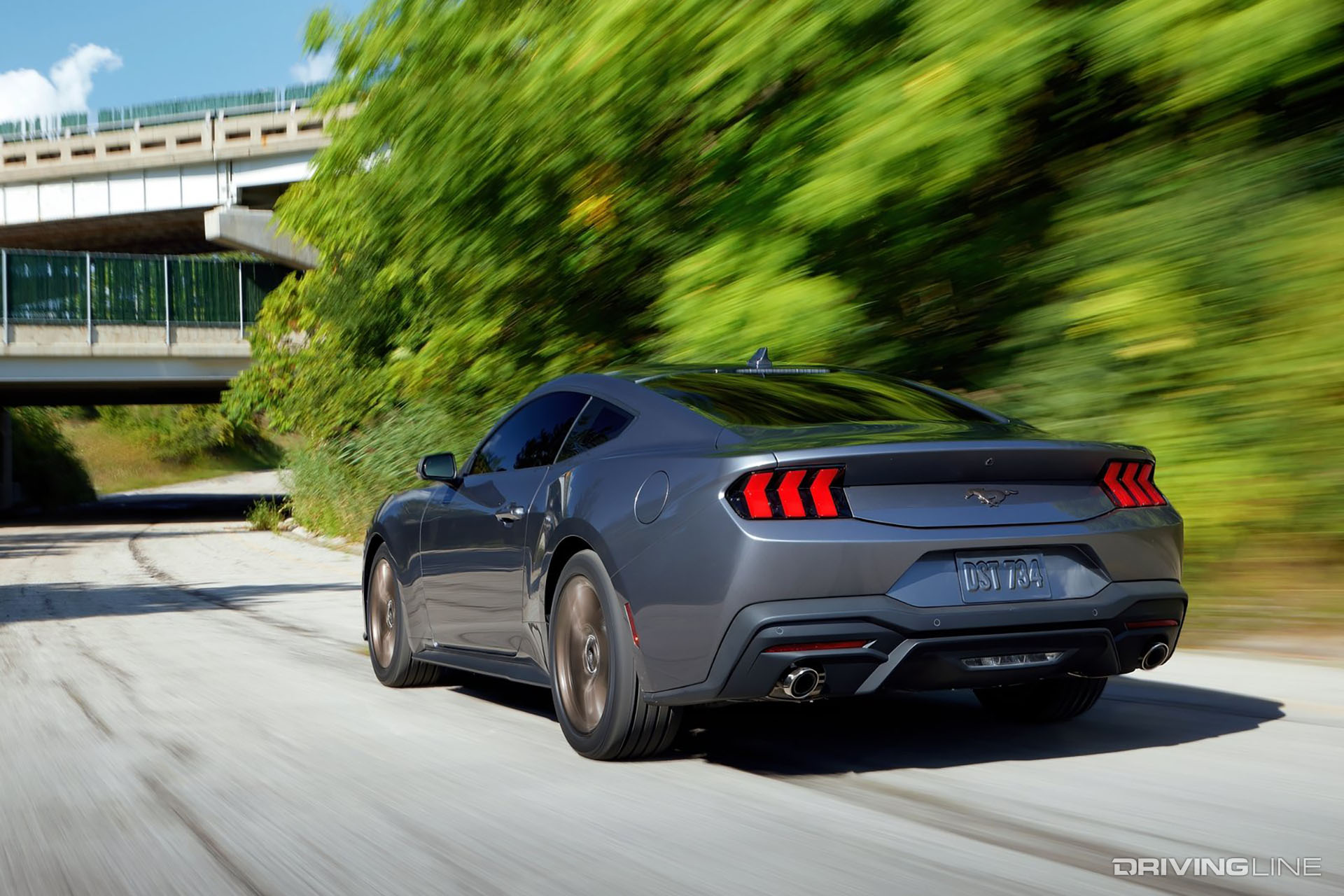 2024 Mustang EcoBoost Rear View