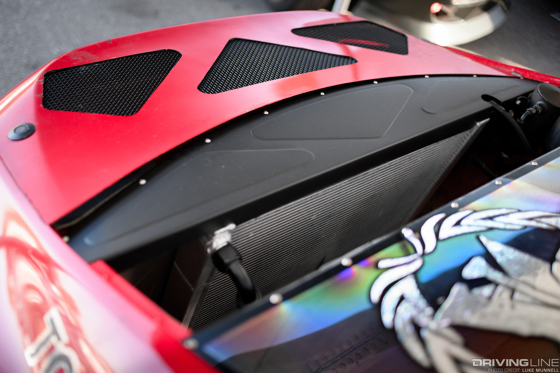 Toyota 86 Drift Car Rear Radiator