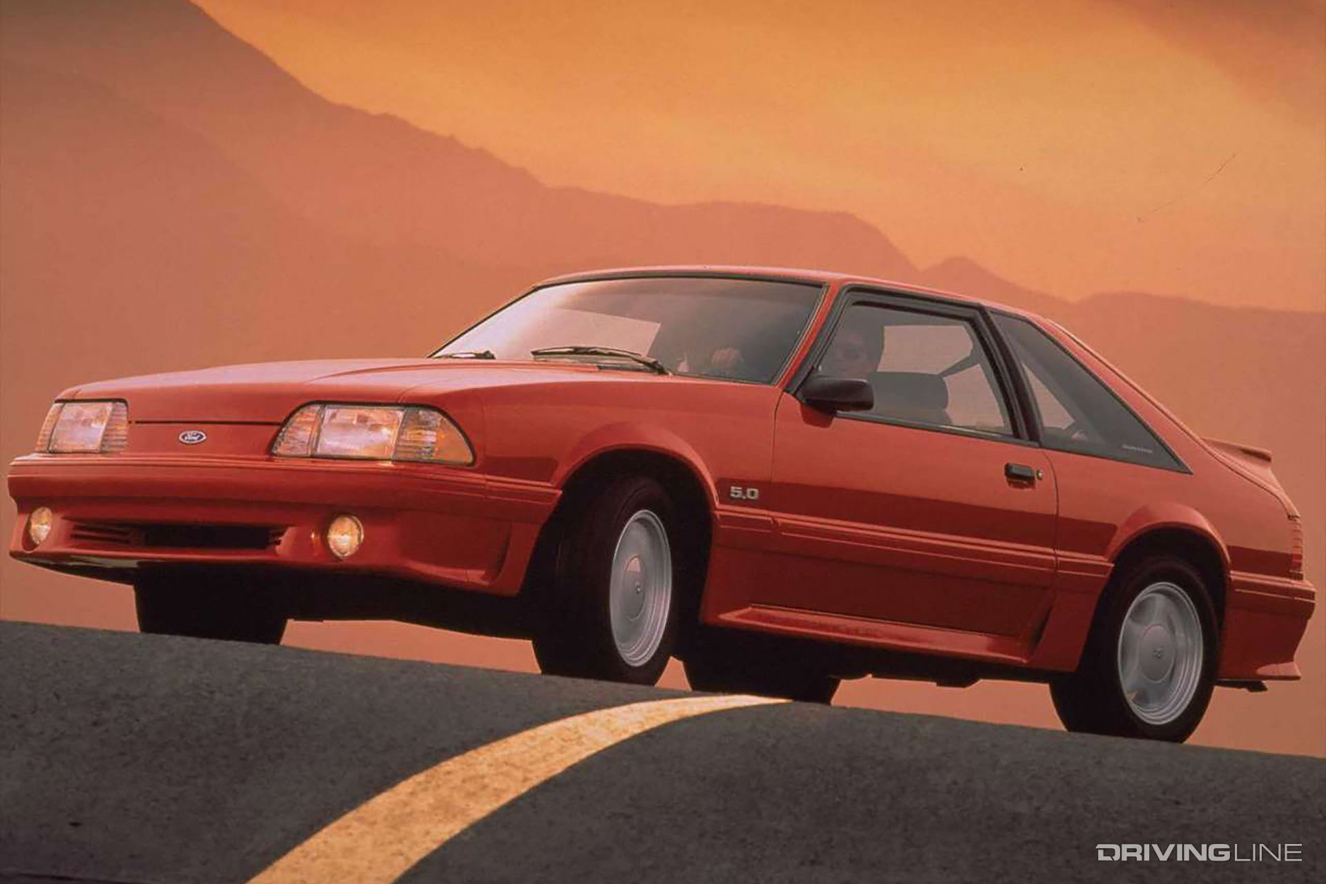1993 Mustang GT Red