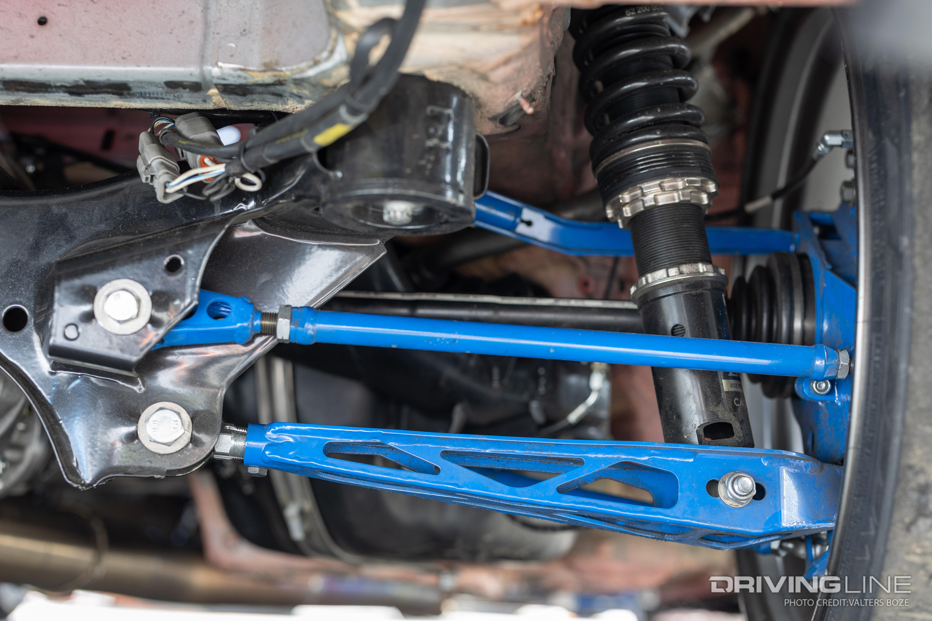 Suspension components of Adam LZ Supra