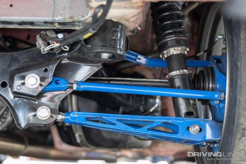 Suspension components of Adam LZ Supra