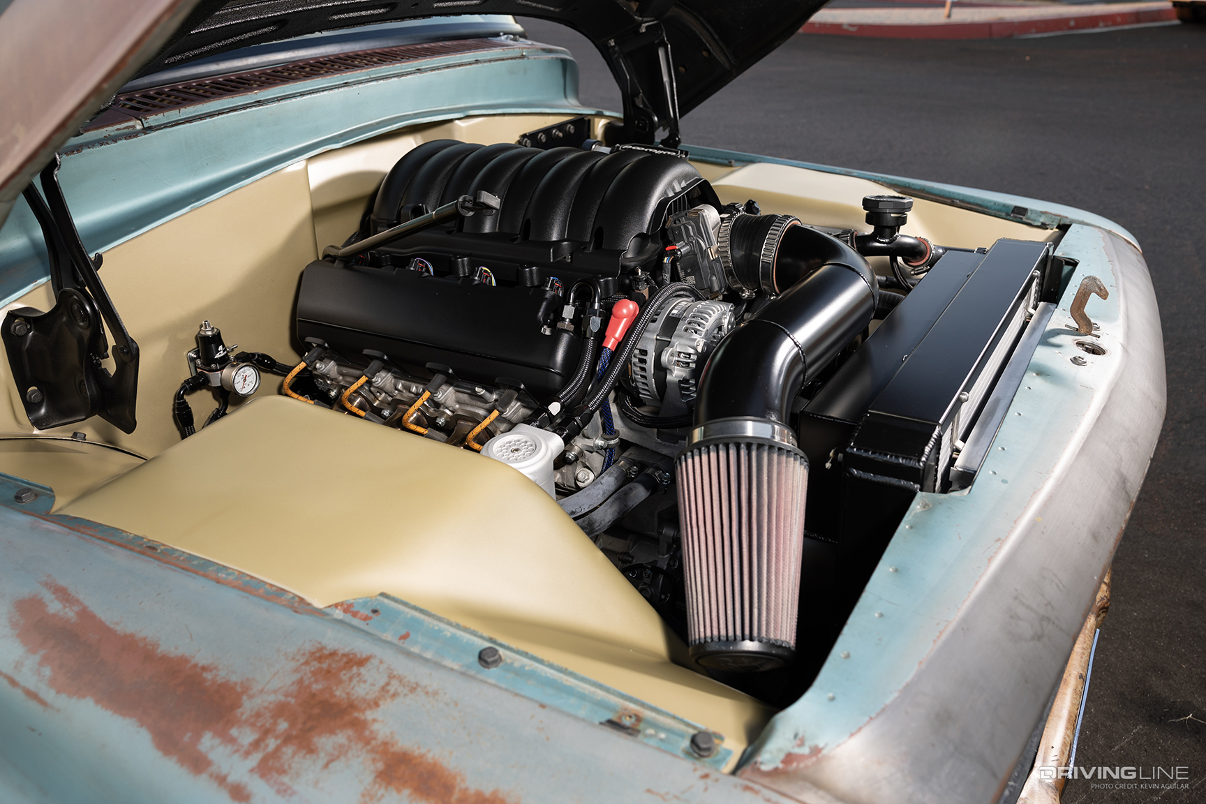 Chevy 5.3L LT Engine of Tony Leal's 1968 International Harvester Travelette