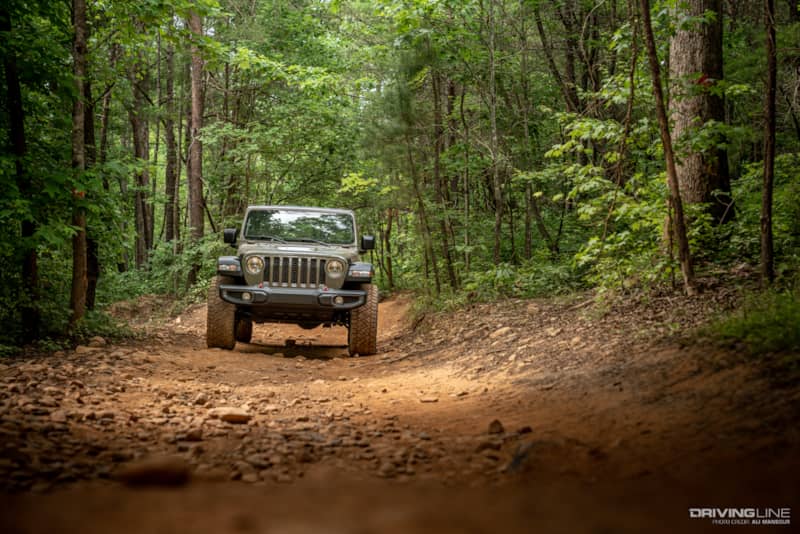 Jeep Gladiator Rubicon on 37s front view