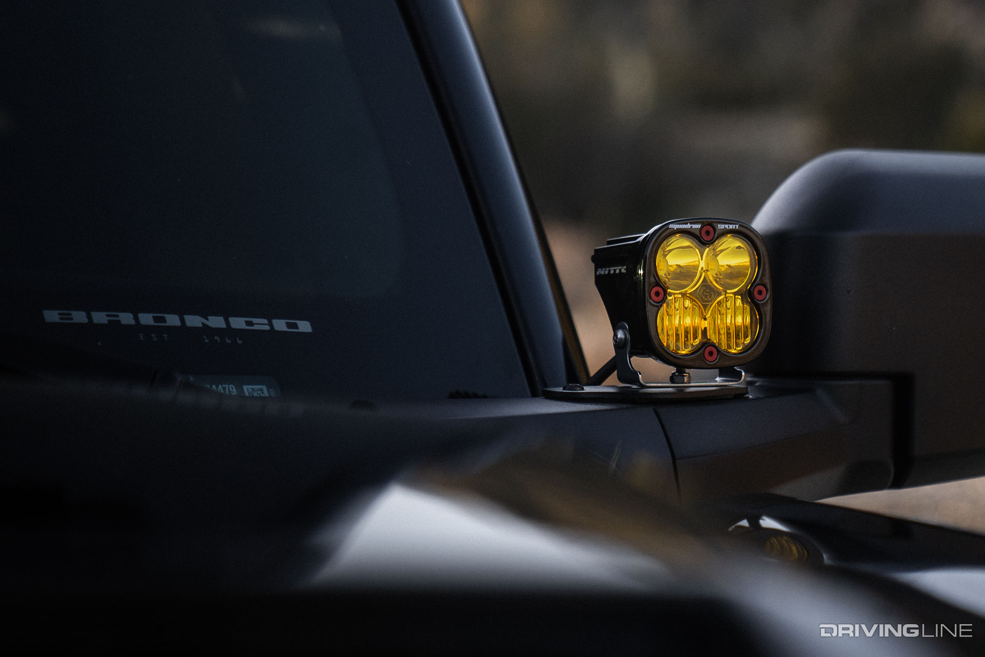 Nitto x Baja Designs Lights on Ford Bronco