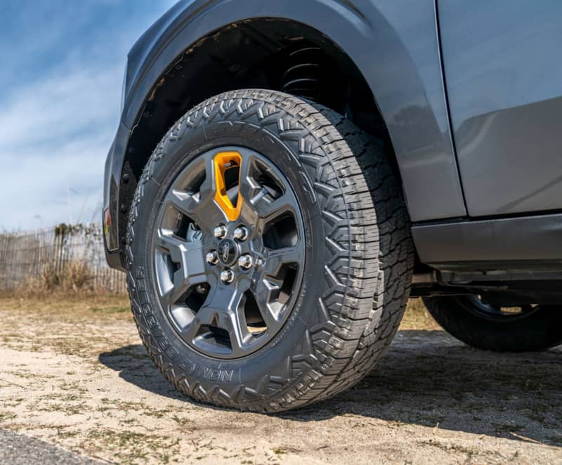 Nitto Nomad Grappler All-terrain tire ford maverick tremor