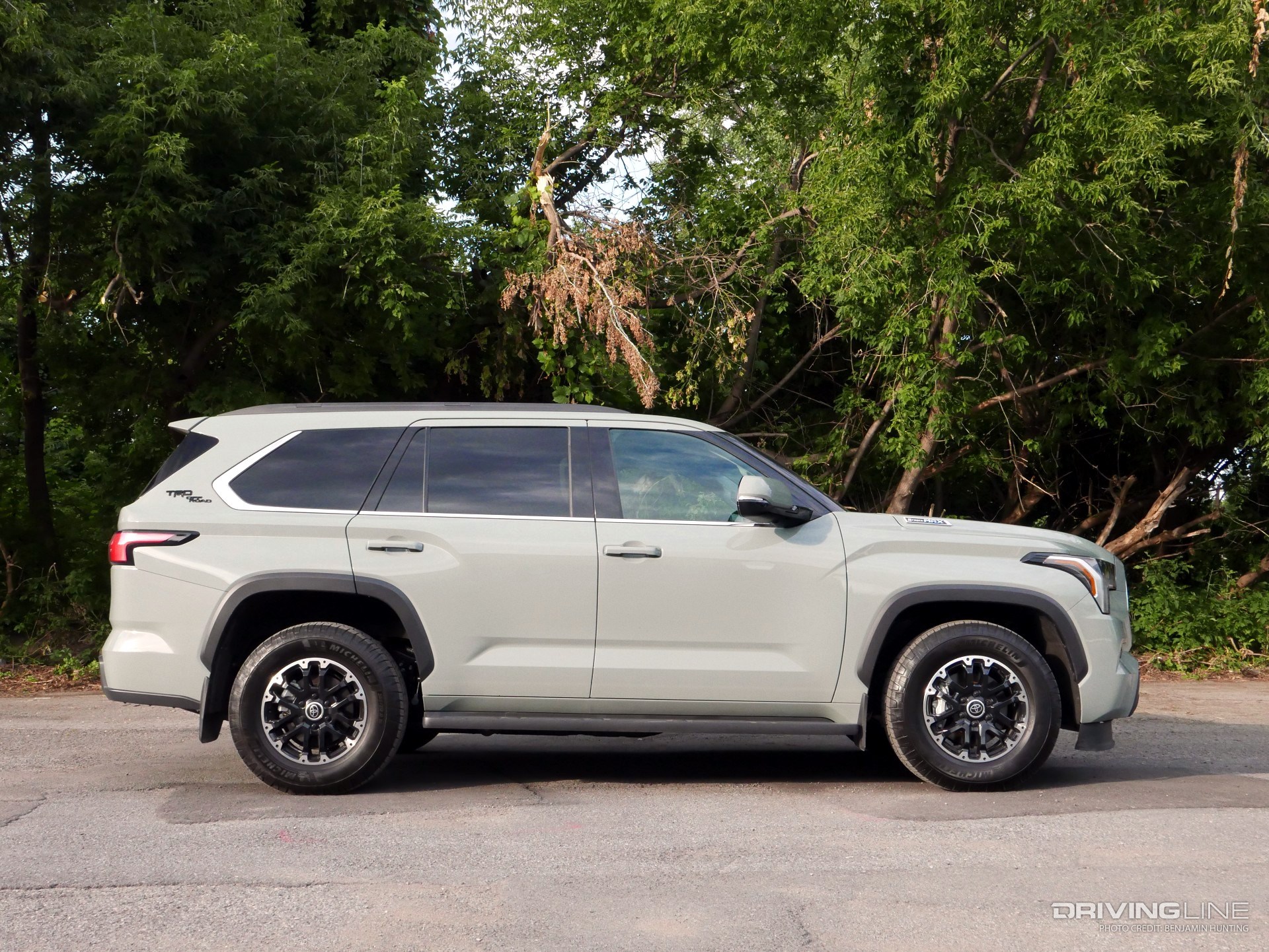 2023 Toyota Sequoia TRD Off-Road side profile view