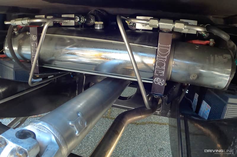Hydraulic System on Brian Hill's 1989 OBC Chevy Pickup Built by Chassis by Aaron Iha