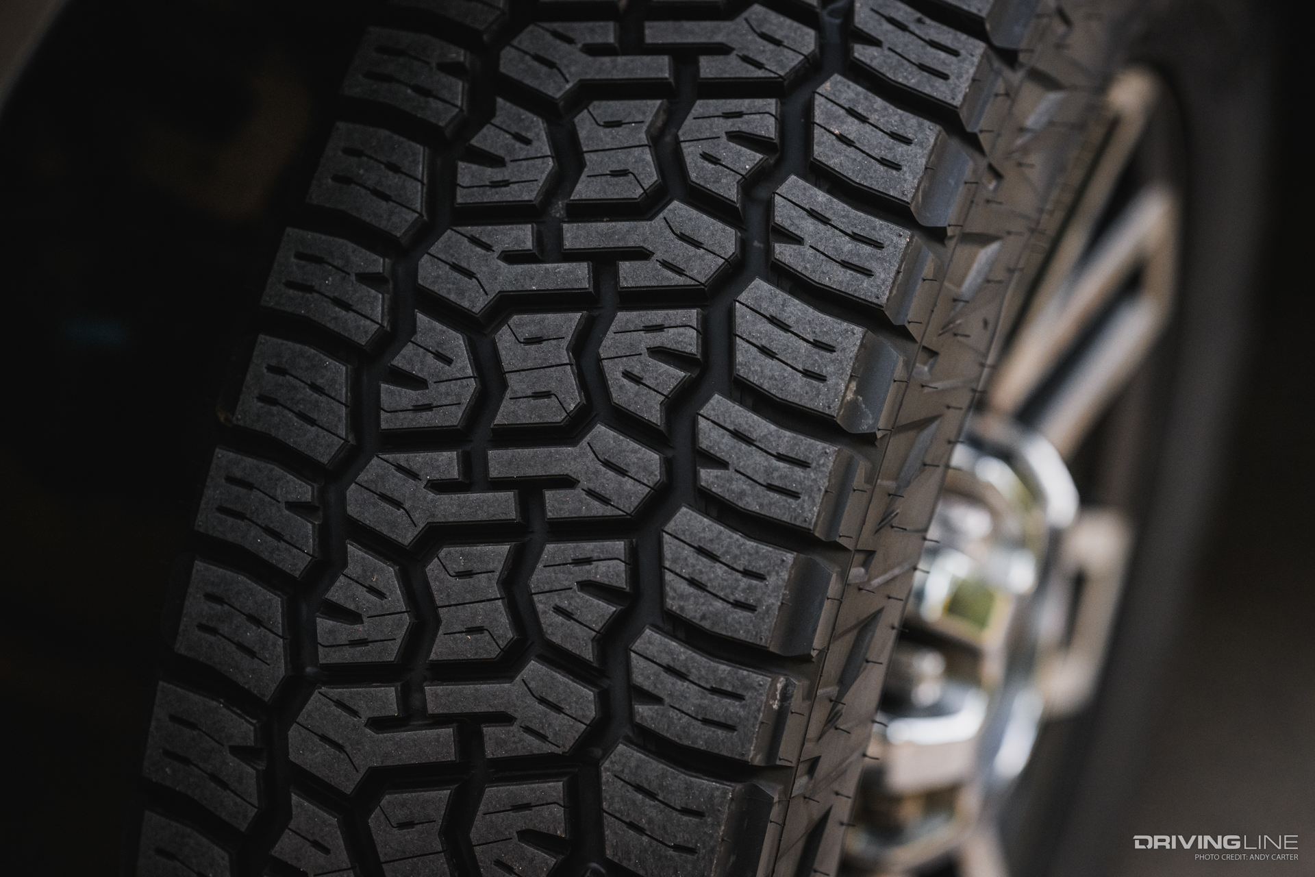 tread pattern of Nitto Terra Grappler G3 all-terrain tire