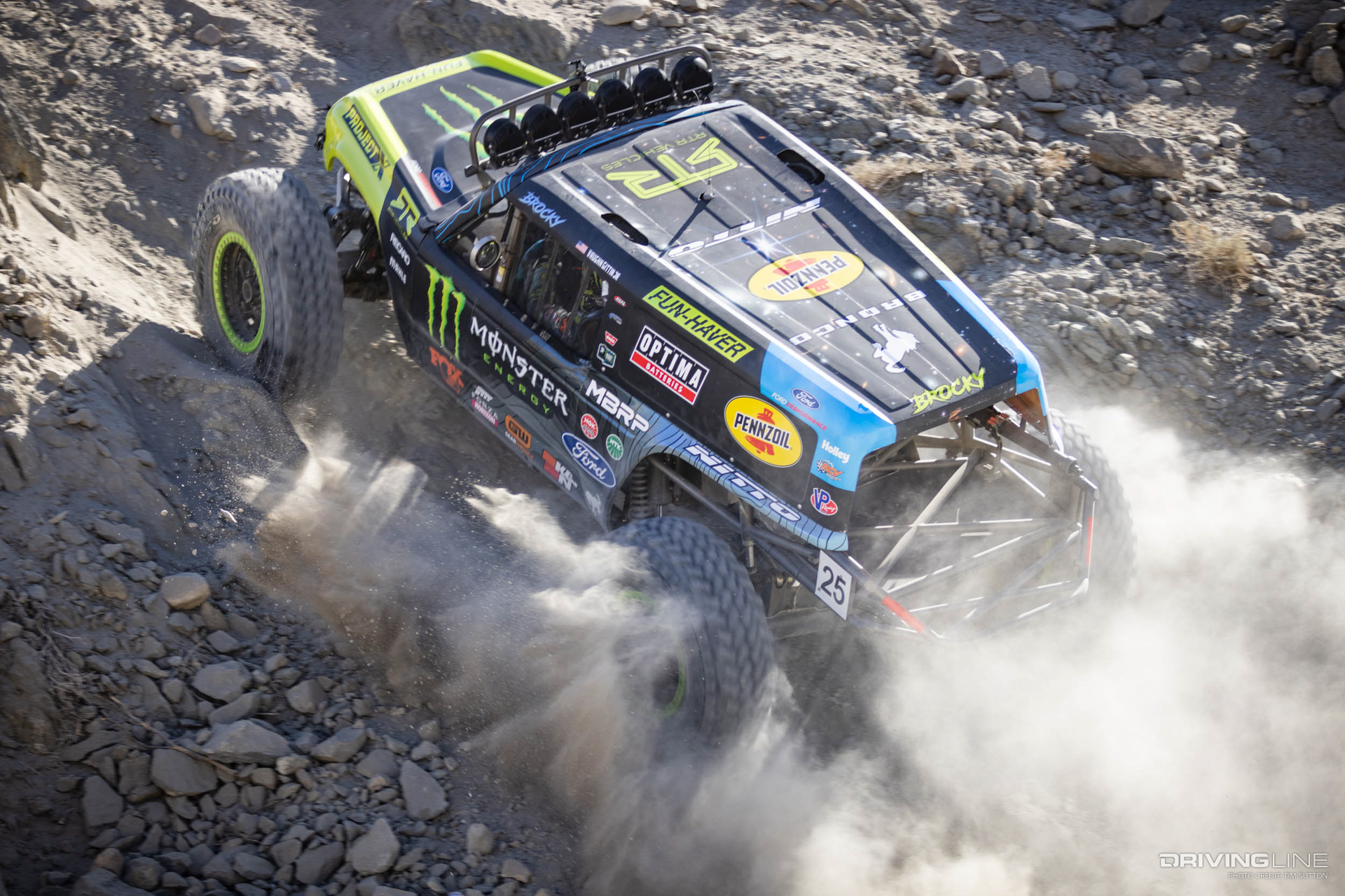 Vaughn Gittin Jr. Ultra4 off-road racing in the 2023 KOH Nitto Race of Kings