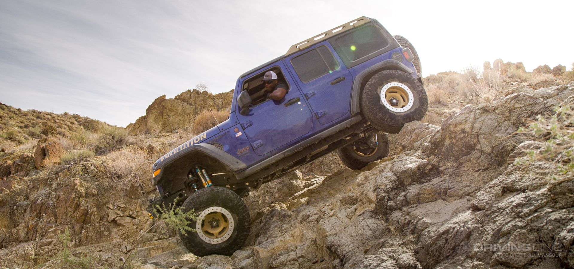 Jeep Wrangler Rubicon JL Rubicon Evo MFG suspension flex blue JLX