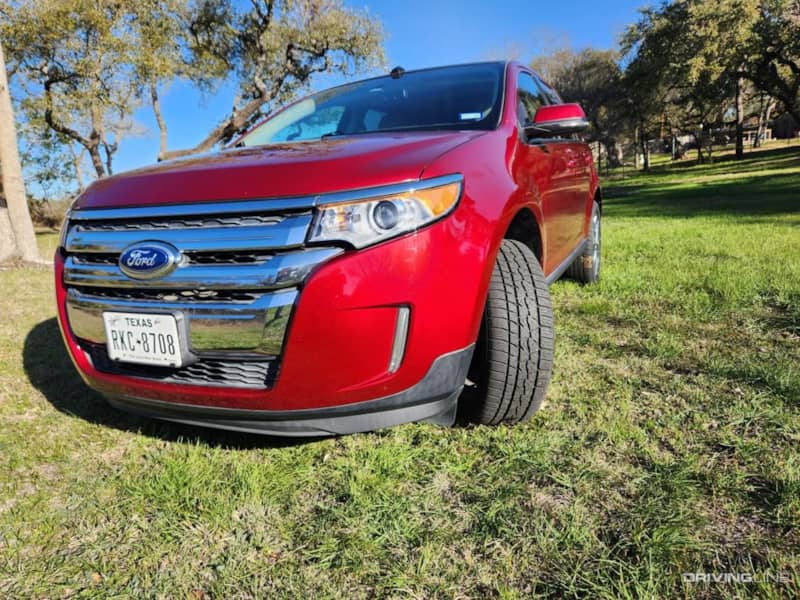 Front view of Ford Edge SUV on Nitto Motivo 365 Tires