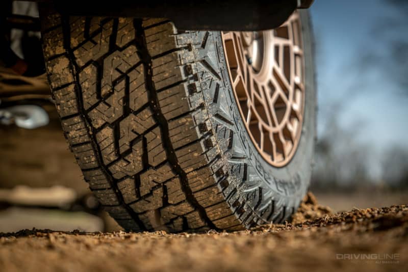Nitto Tire Nomad Grappler Tread Pattern dirt best Subaru outback tire