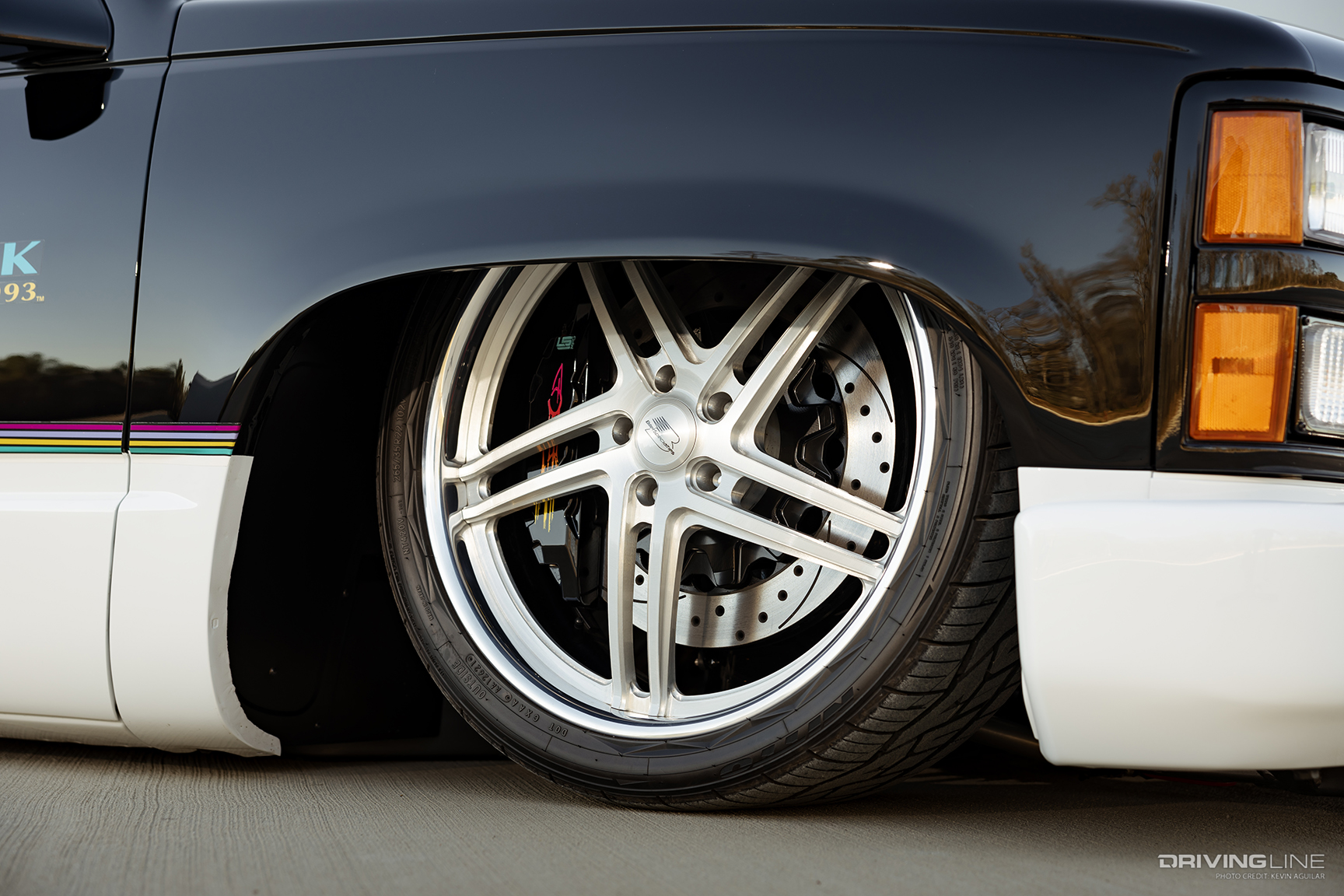 Nitto NT420V Tires and Billet Specialties BLVD 83 wheels of Jeff Volker's 1993 C1500 Indy 500 Pace Truck