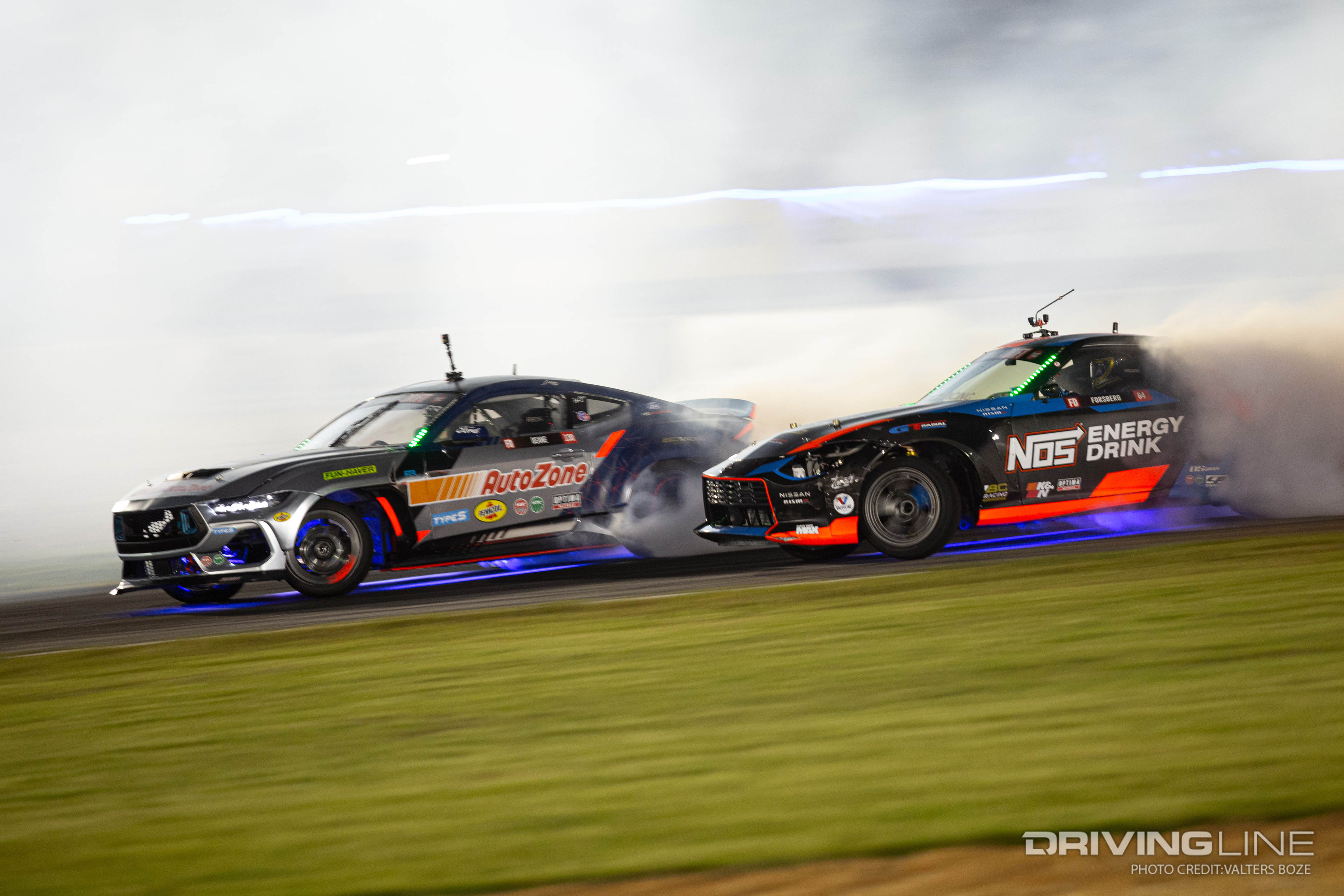 James Deane vs Chris Forsberg tandem drifting at FDATL 2023