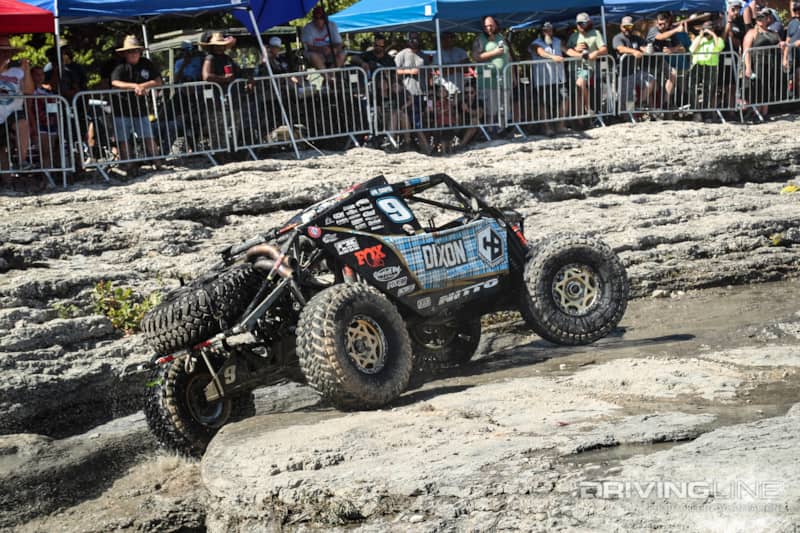 Bryan Crofts battled hard and took home a win in his 4400 car