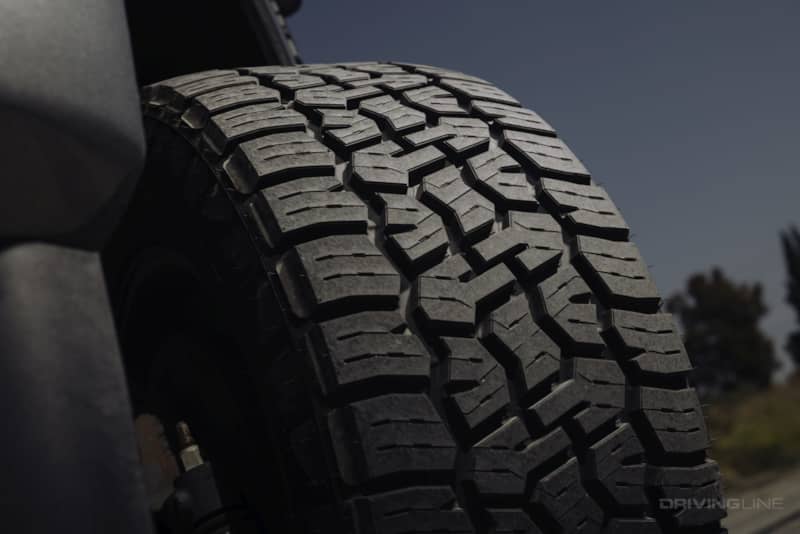 Nitto Terra Grappler G3 Sipes and tread design detail