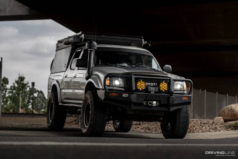 Overland ready Toyota Tacoma silver