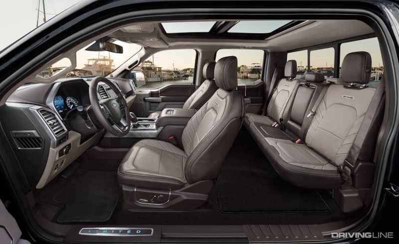 Ford F-150 Crew Cab Interior