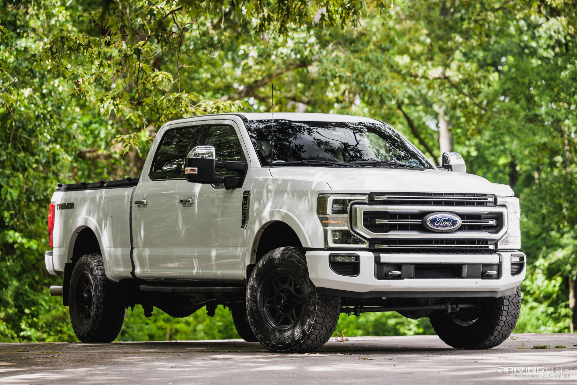 F250 Platinum Tremor with Nitto Recon Grappler Tires