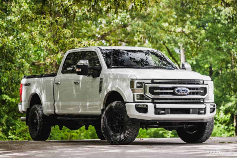 F250 Platinum Tremor with Nitto Recon Grappler Tires