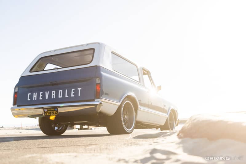 Lowered K5 Blazer Rear View