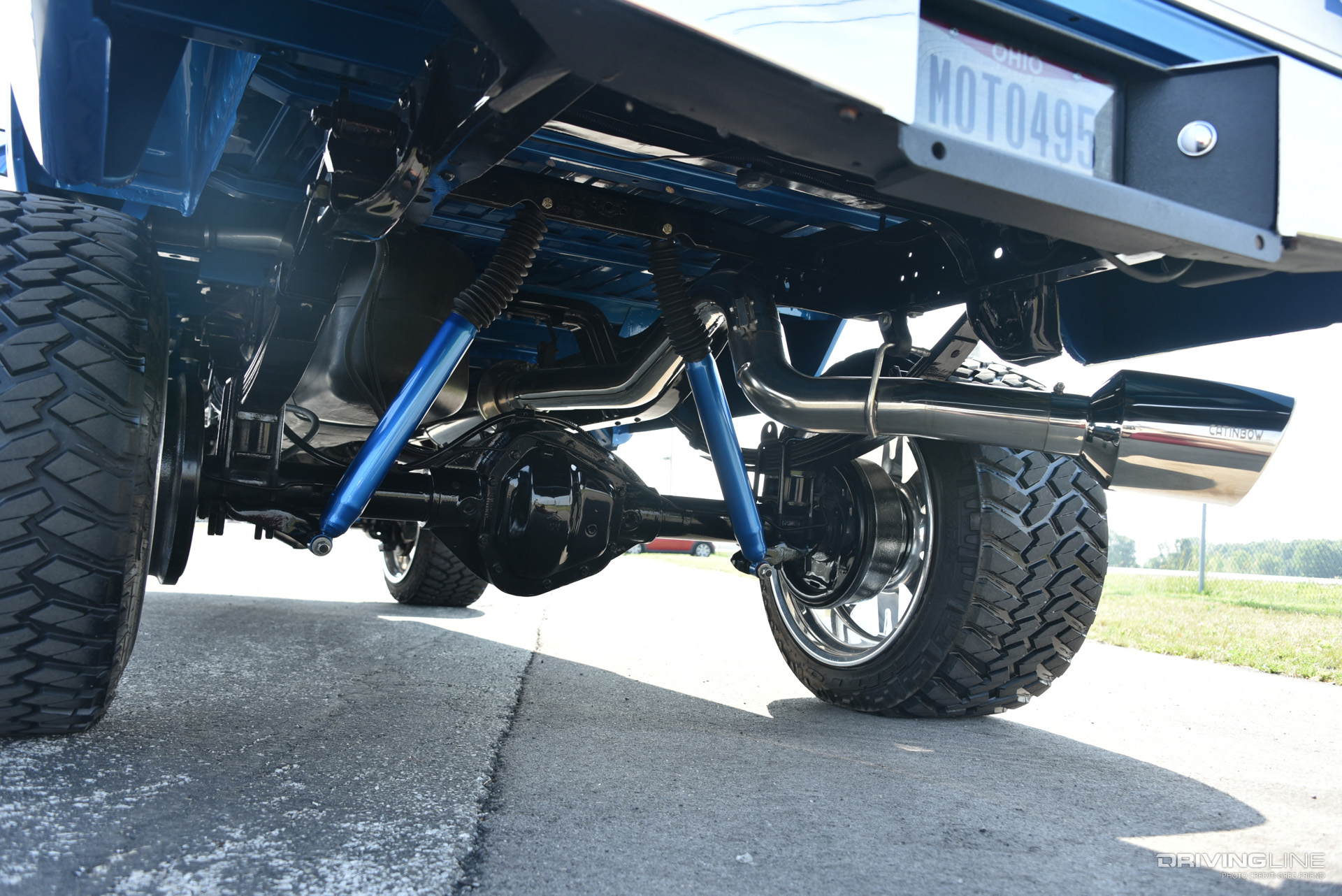 Rear Dana 70 Axle Dodge W250 Show Truck
