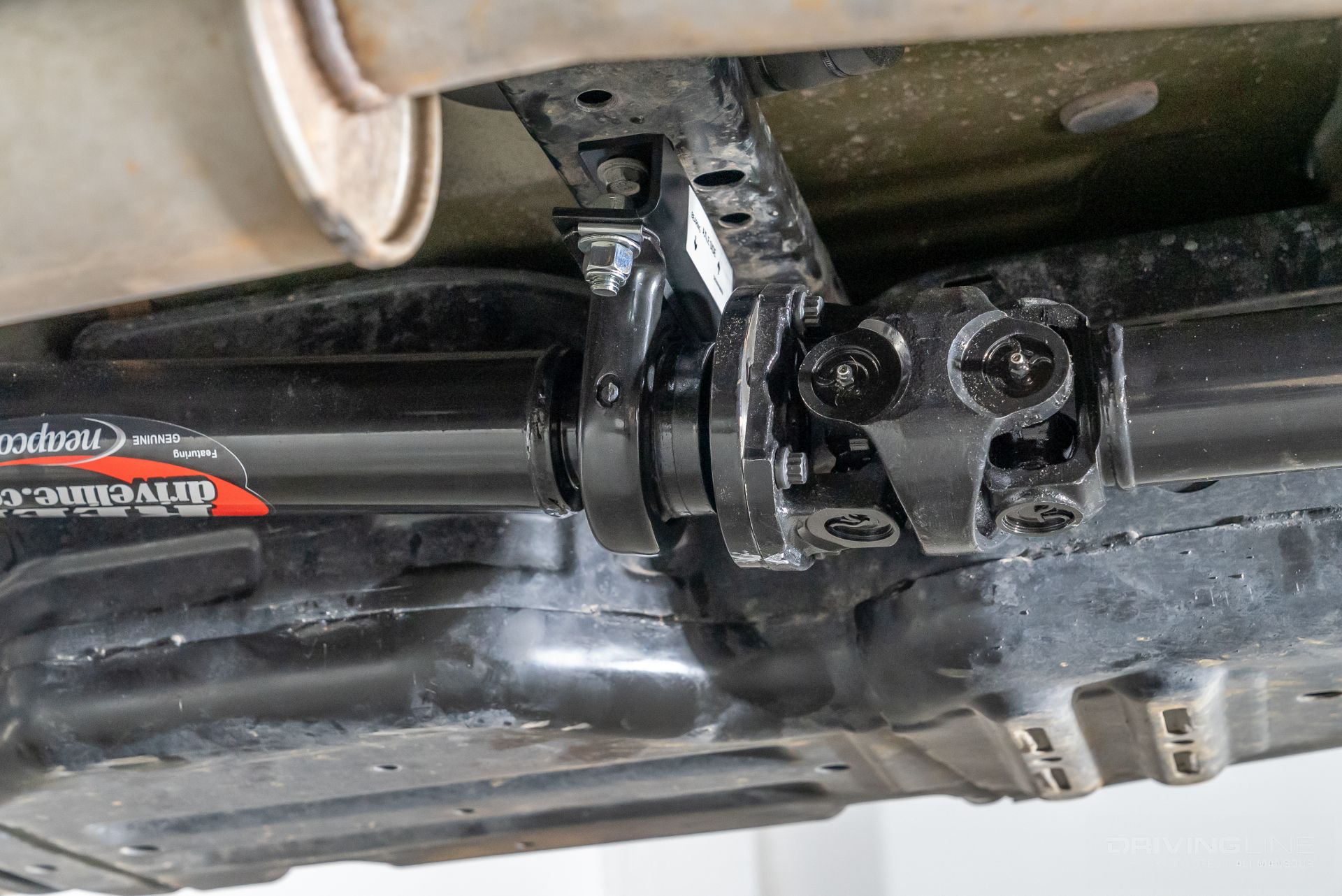 JE Reel carrier bearing two-piece rear driveshaft Jeep Gladiator