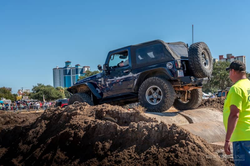MB Jeep Jam obstacle course two-door Wrangler Nitto Trail Grapplers