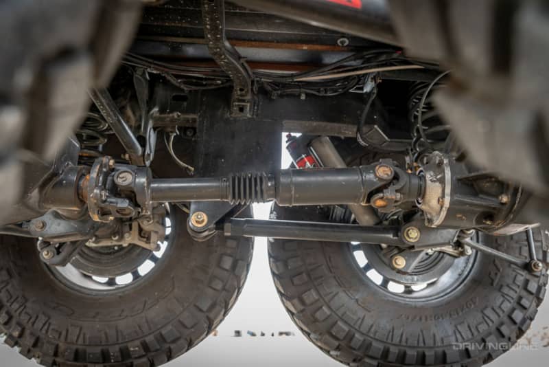 Jeep Gladiator 6x6 rear axle through shaft