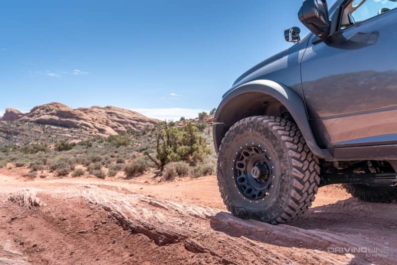 Full-size off-road pickup on Nitto tires