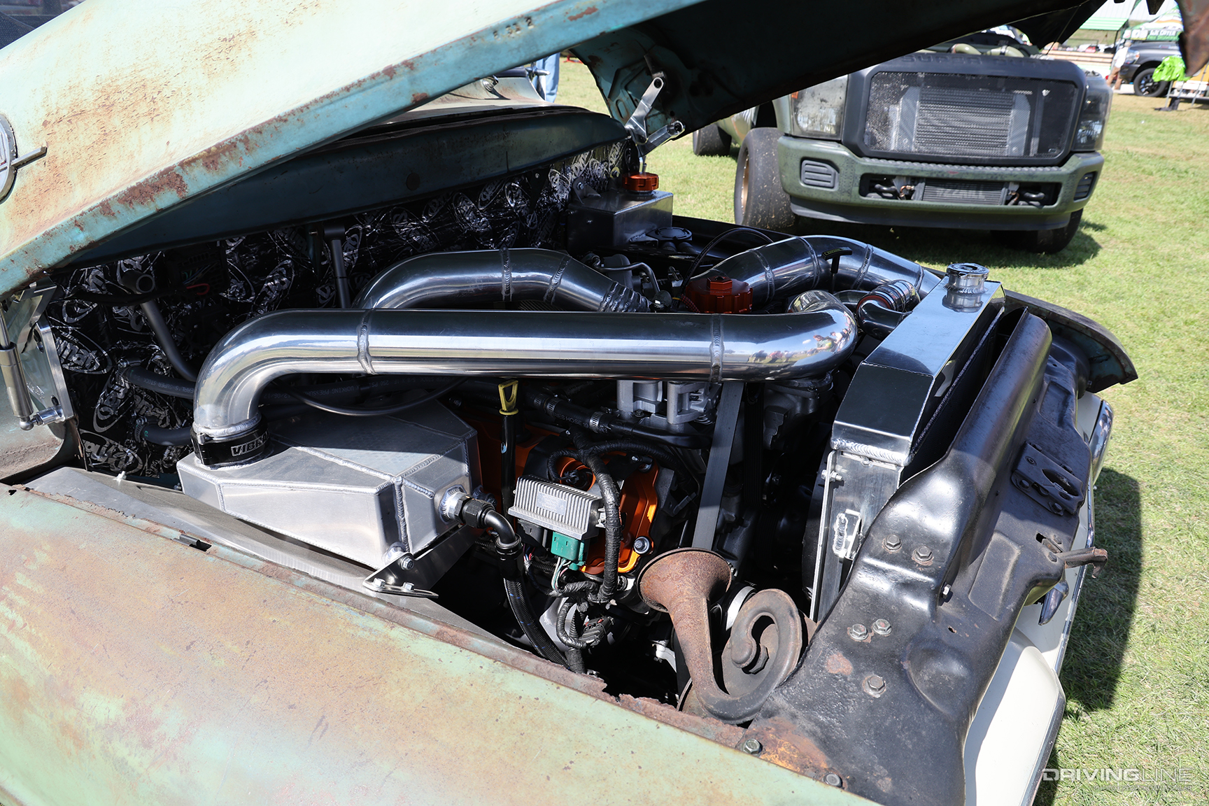 Clay Note’s “Pig Pen” ‘55 F100 at Lone Star Throwdown 2023